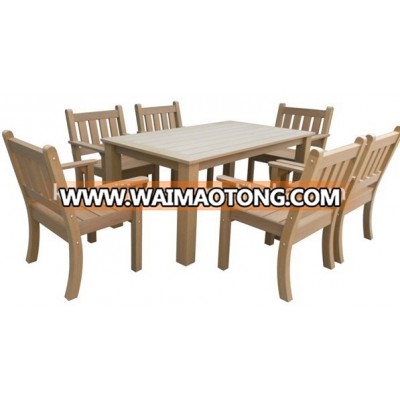 Outdoor waterproof wood plastic composite WPC furniture